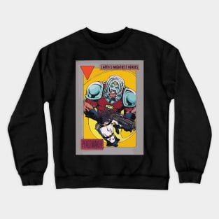 Peacemaker attacks v1 Crewneck Sweatshirt